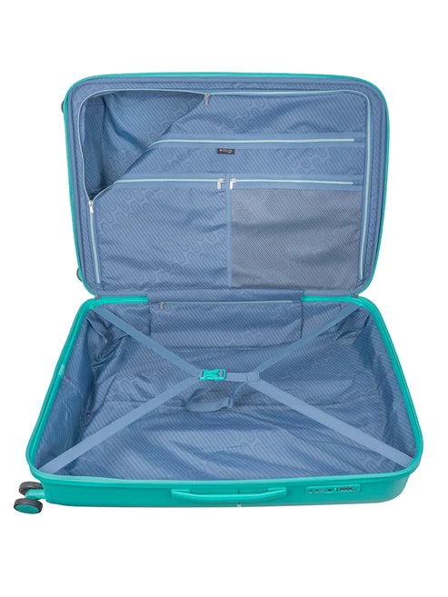 Saleys Travel Bags Cellini Cruze 4 Wheel Carry On Xpander Trolley Case - Aqua - Image 3
