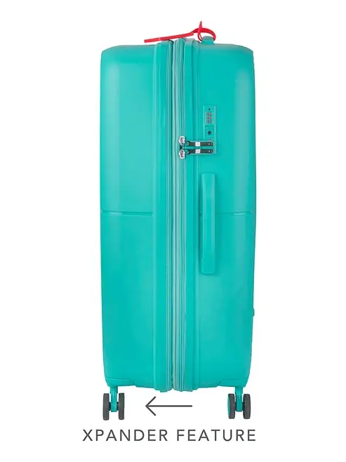Saleys Travel Bags Cellini Cruze Large 4 Wheel Xpander Trolley Case - Aqua - Image 4