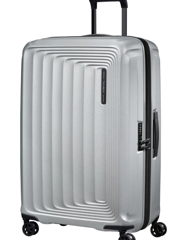 Samsonite: Nuon Spinner Expandable 75cm - Matte Silver