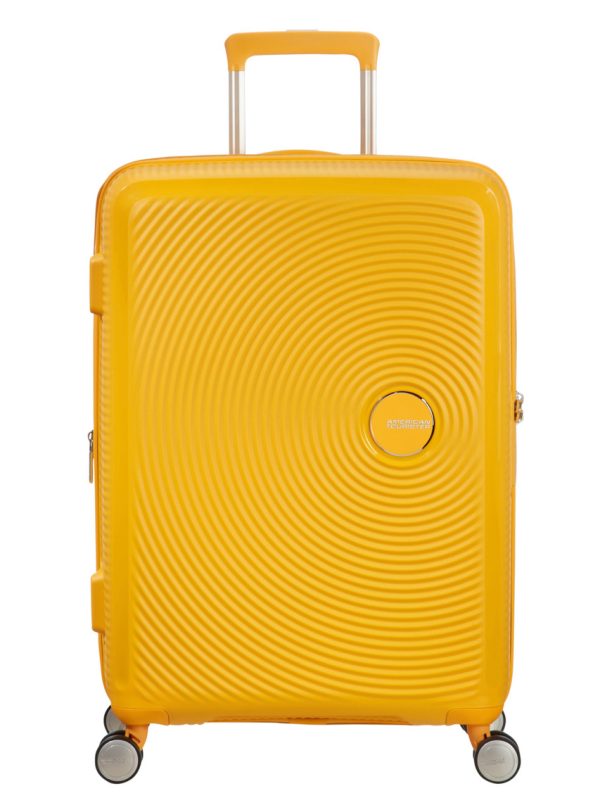 American Tourister Soundbox Exp Spinner 67cm - Golden Yellow