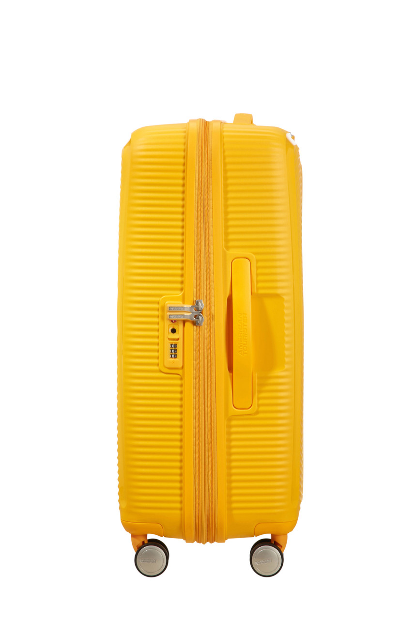 Saleys Travel Bags American Tourister Soundbox Exp Spinner 67cm - Golden Yellow - Image 2