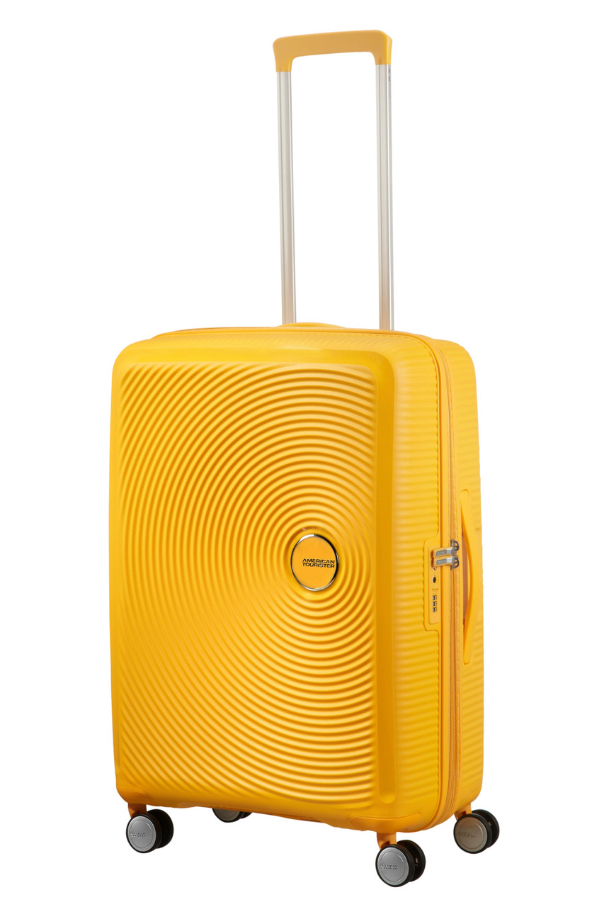 Saleys Travel Bags American Tourister Soundbox Exp Spinner 67cm - Golden Yellow - Image 6