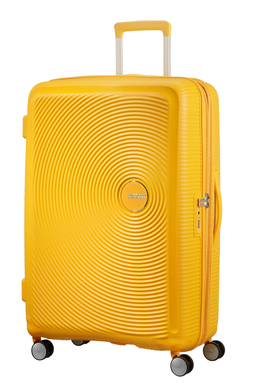 Saleys Travel Bags American Tourister Soundbox Exp Spinner 77cm - Golden Yellow - Image 5