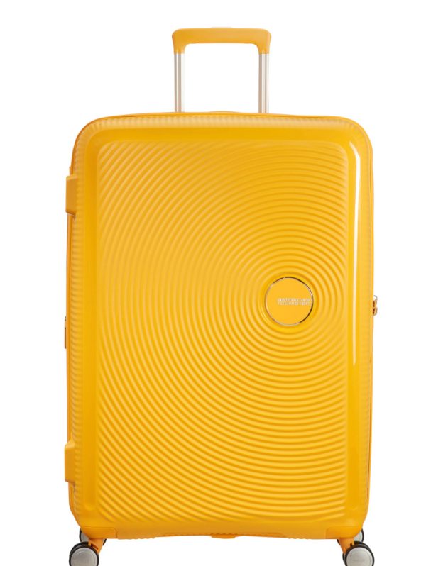 American Tourister Soundbox Exp Spinner 77cm - Golden Yellow