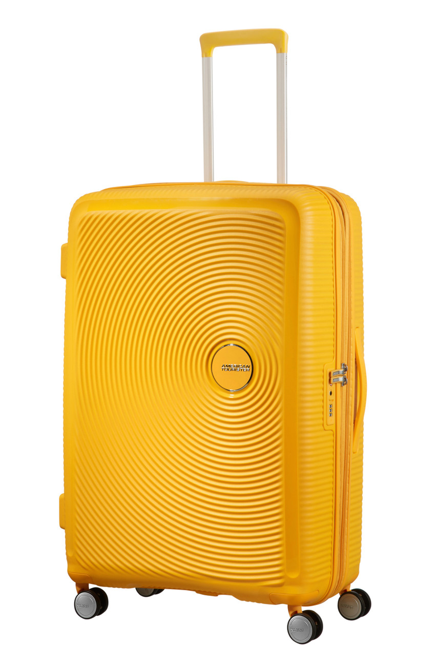 Saleys Travel Bags American Tourister Soundbox Exp Spinner 77cm - Golden Yellow - Image 10