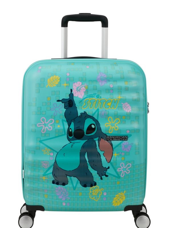 American Tourister Wavebreaker Disney Spinner 55cm - Stitch Flower