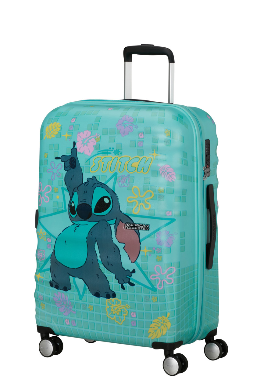 Saleys Travel Bags American Tourister Wavebreaker Disney Spinner 67cm - Stitch Flower - Image 3