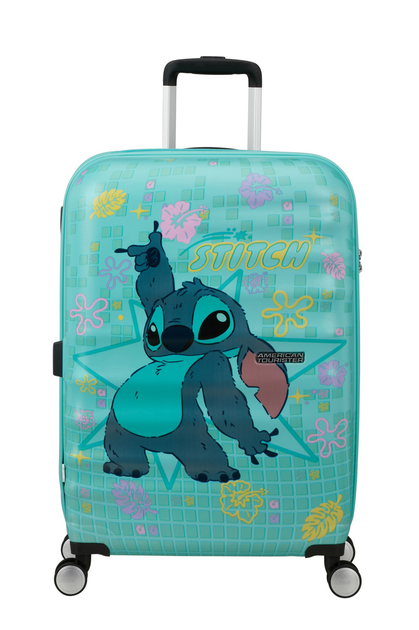 Saleys Travel Bags American Tourister Wavebreaker Disney Spinner 67cm - Stitch Flower