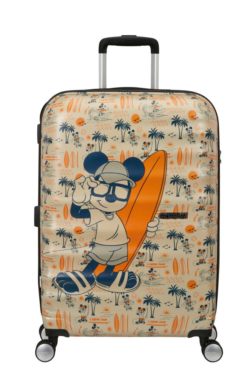 Saleys Travel Bags American Tourister Wavebreaker Disney Spinner 67cm - Mickey Super Surfer