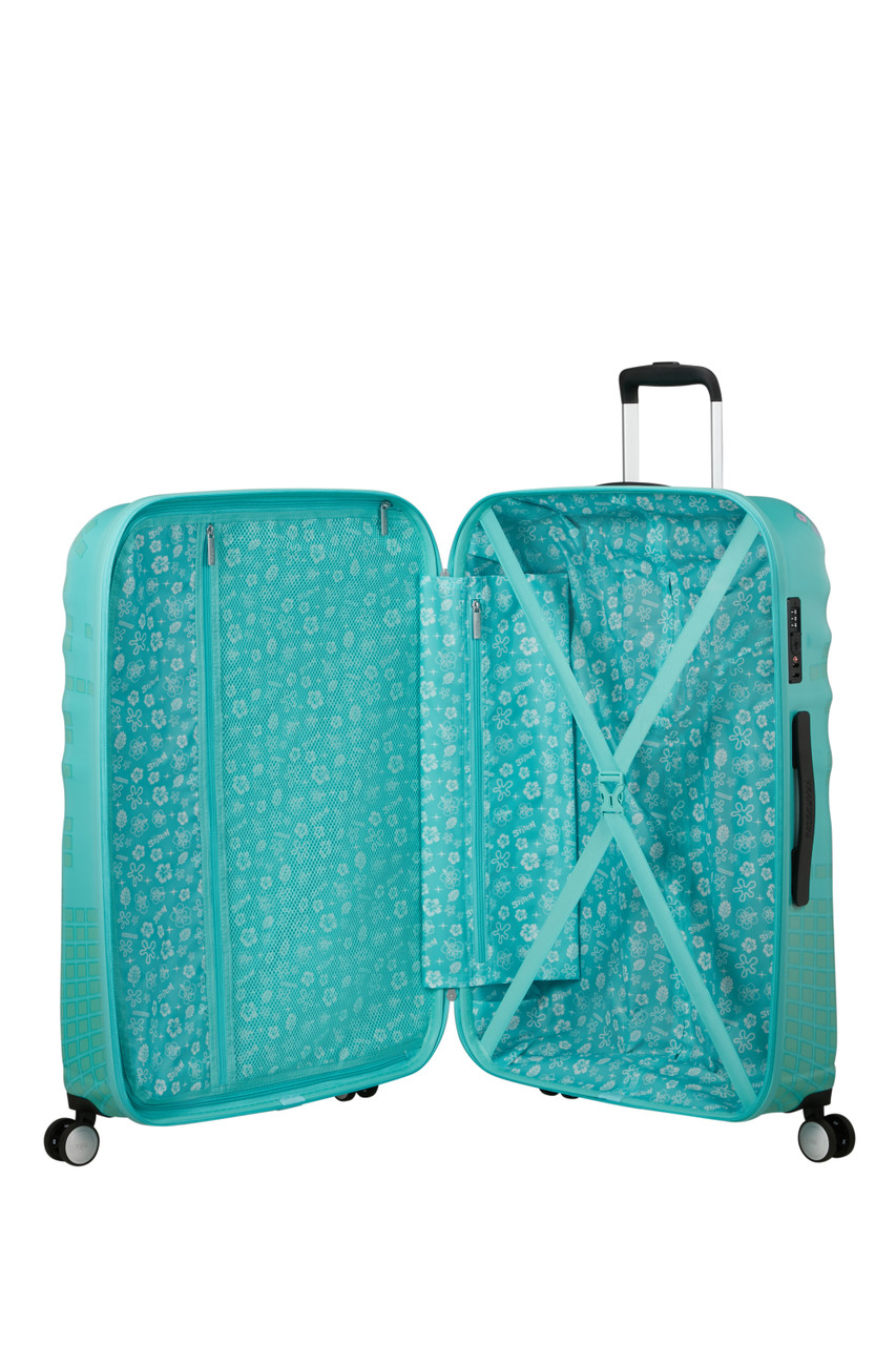 Saleys Travel Bags American Tourister Wavebreaker Disney Spinner 77cm - Stitch Flower - Image 2