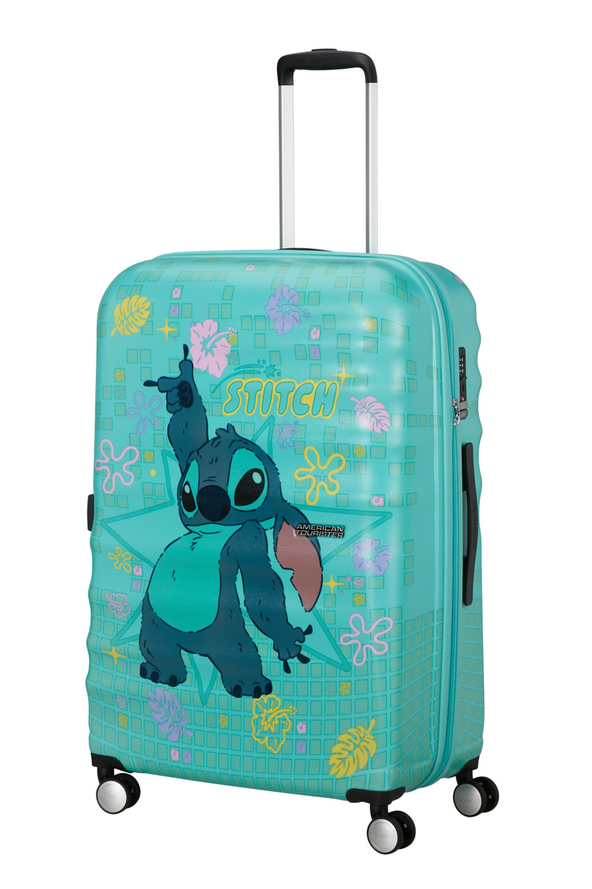 Saleys Travel Bags American Tourister Wavebreaker Disney Spinner 77cm - Stitch Flower - Image 10
