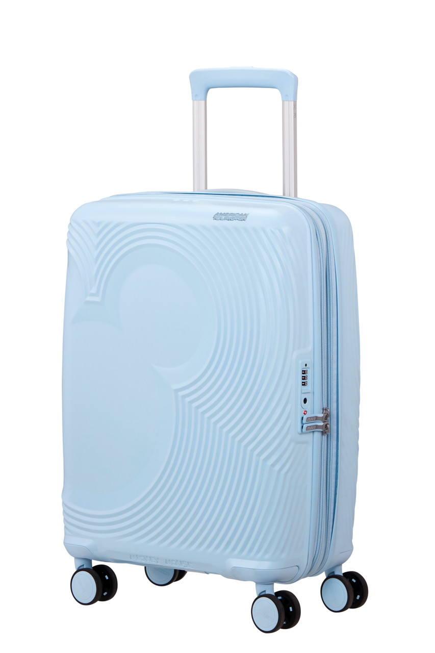 Saleys Travel Bags American Tourister Mickey Magic Exp Spinner 55cm - Pastel Blue - Image 11