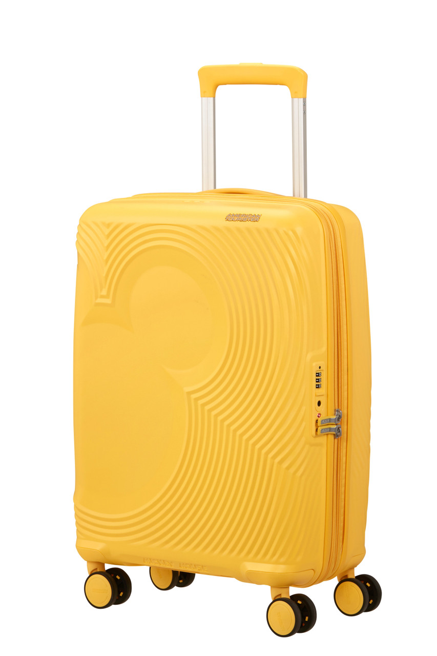 Saleys Travel Bags American Tourister Mickey Magic Exp Spinner 55cm - Flower Yellow - Image 11