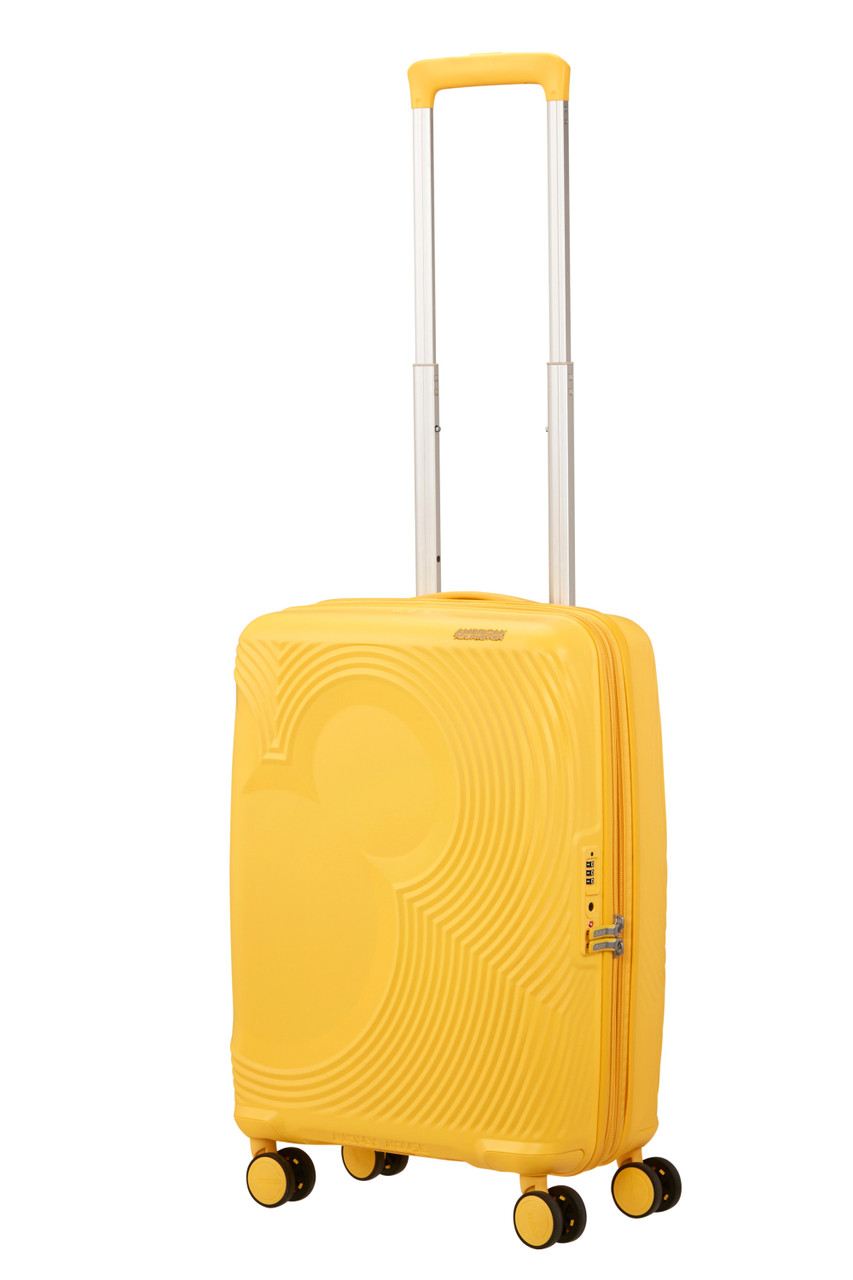 Saleys Travel Bags American Tourister Mickey Magic Exp Spinner 55cm - Flower Yellow - Image 2