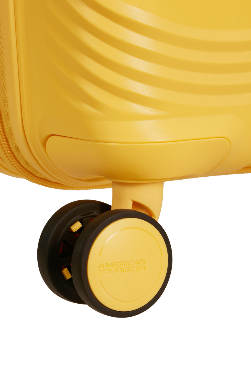 Saleys Travel Bags American Tourister Mickey Magic Exp Spinner 55cm - Flower Yellow - Image 4