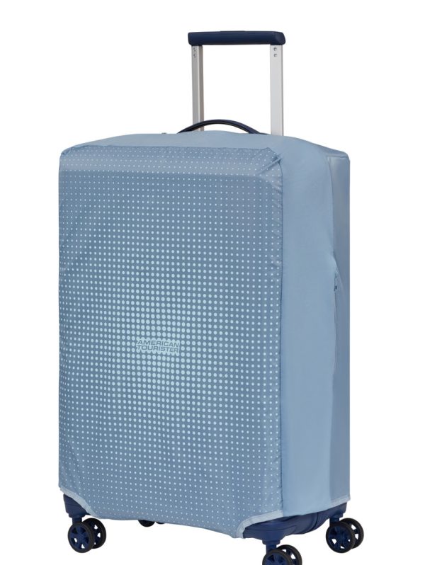 American Tourister Luggage Cover Medium - Stone Blue