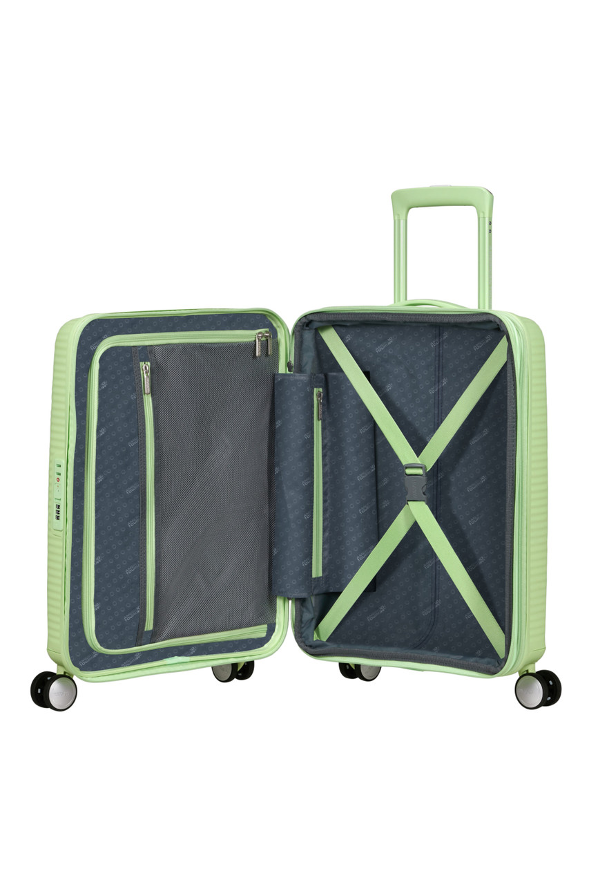 Saleys Travel Bags American Tourister Soundbox Exp Spinner 55cm - Kiwi Green - Image 7
