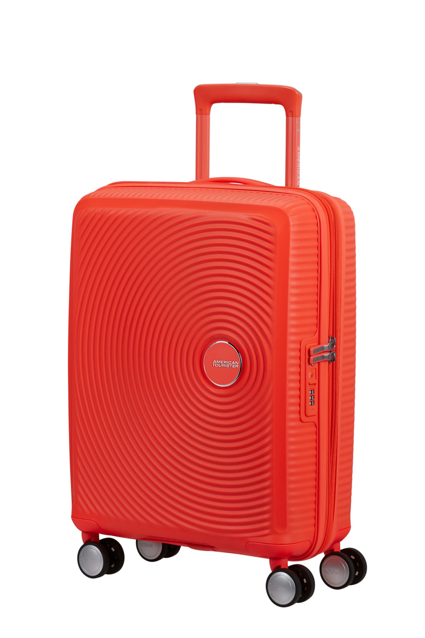 Saleys Travel Bags American Tourister Soundbox Exp Spinner 55cm - Neon Orange - Image 8