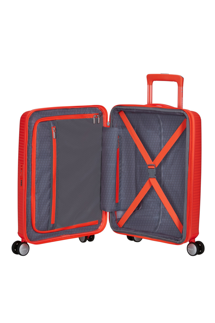 Saleys Travel Bags American Tourister Soundbox Exp Spinner 55cm - Neon Orange - Image 7