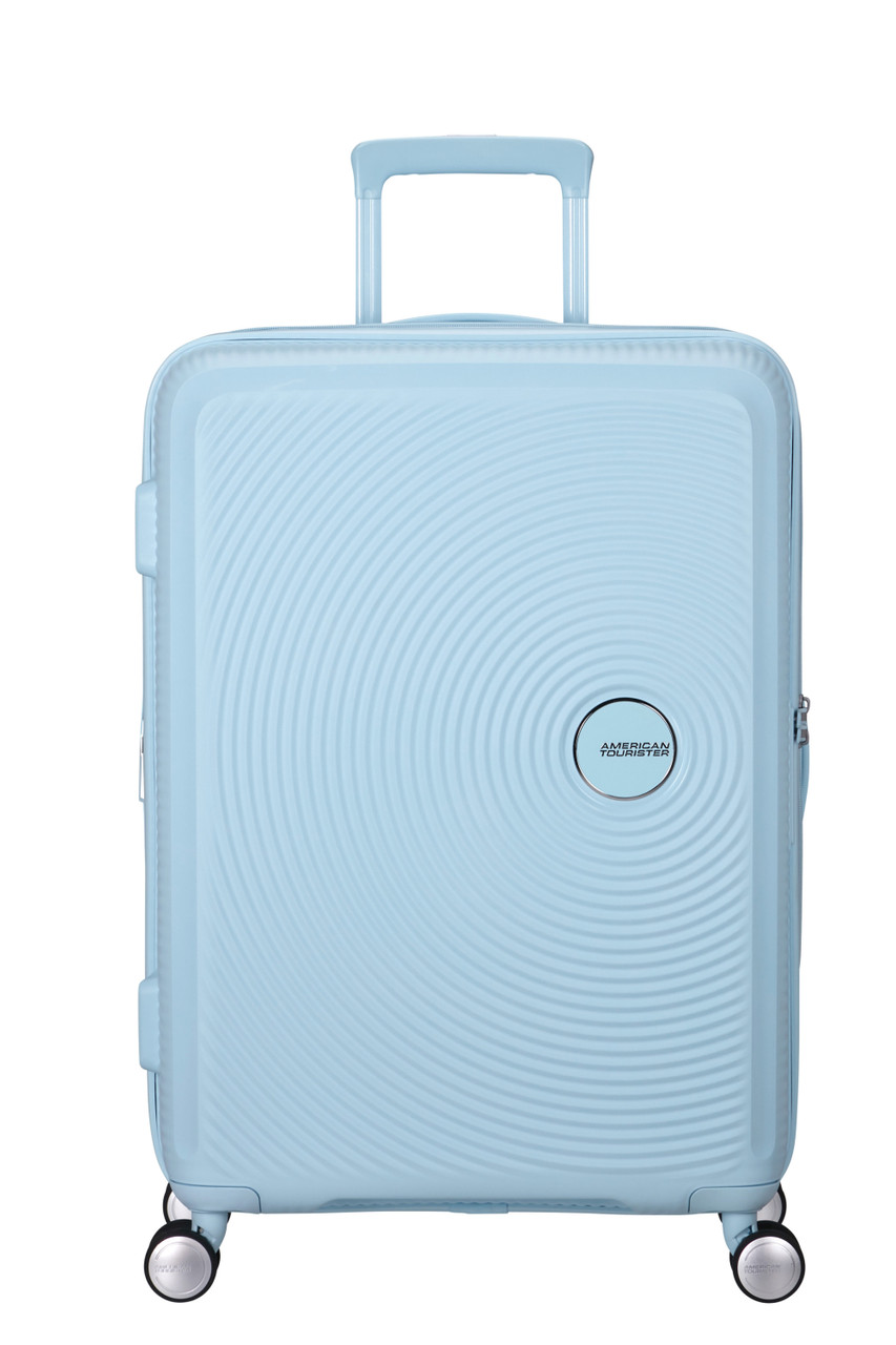 Saleys Travel Bags American Tourister Soundbox Exp Spinner 67cm - Pastel Blue