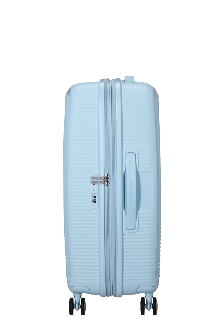 Saleys Travel Bags American Tourister Soundbox Exp Spinner 67cm - Pastel Blue - Image 3