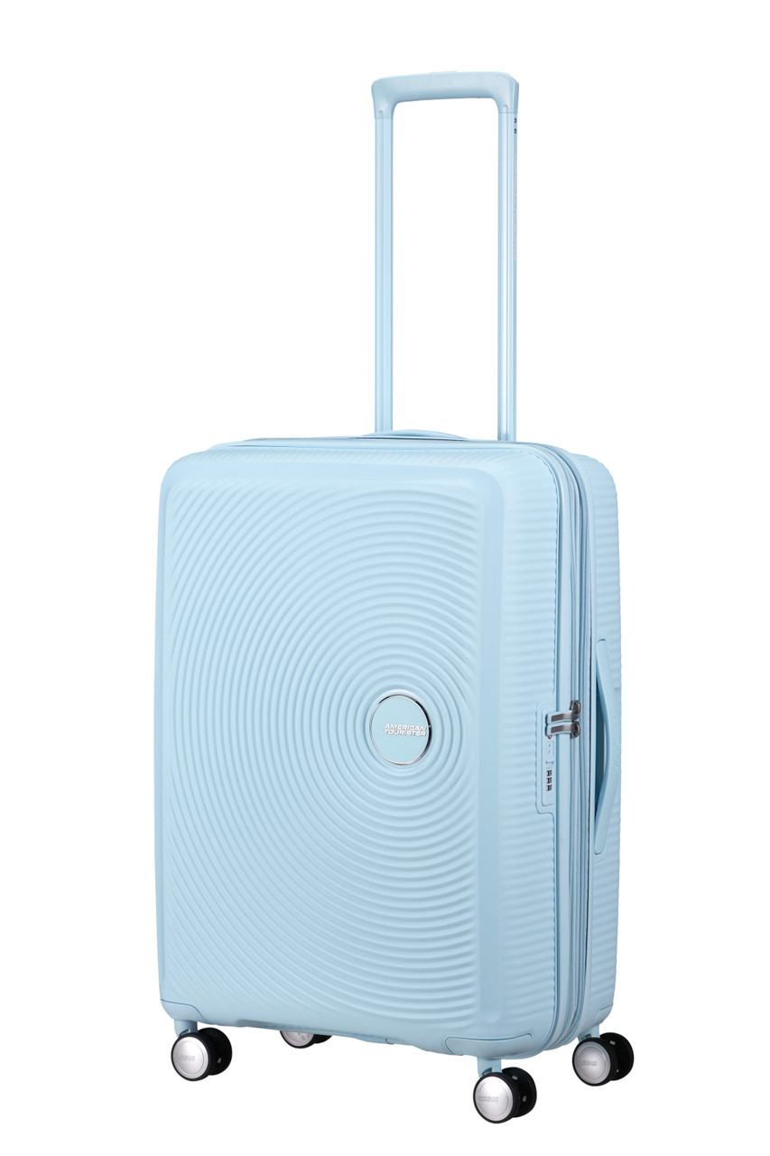 Saleys Travel Bags American Tourister Soundbox Exp Spinner 67cm - Pastel Blue - Image 6