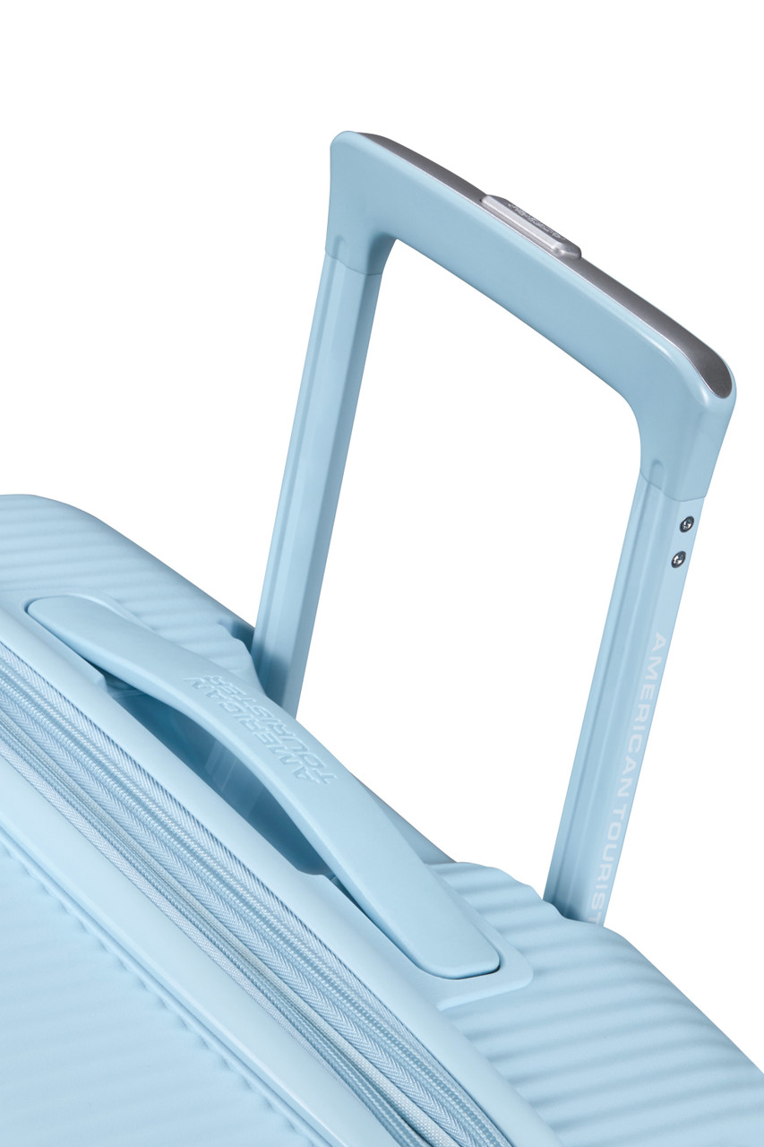 Saleys Travel Bags American Tourister Soundbox Exp Spinner 67cm - Pastel Blue - Image 9