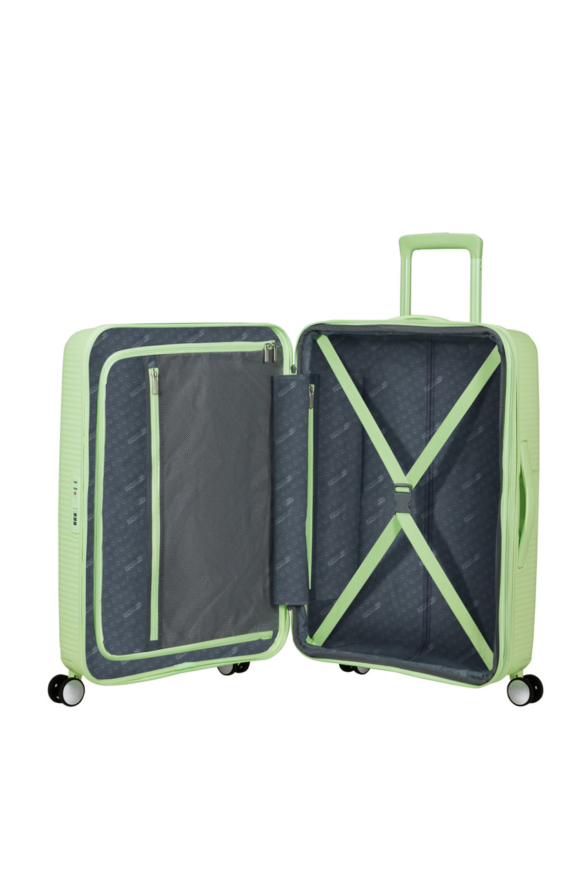Saleys Travel Bags American Tourister Soundbox Exp Spinner 67cm - Kiwi Green - Image 2