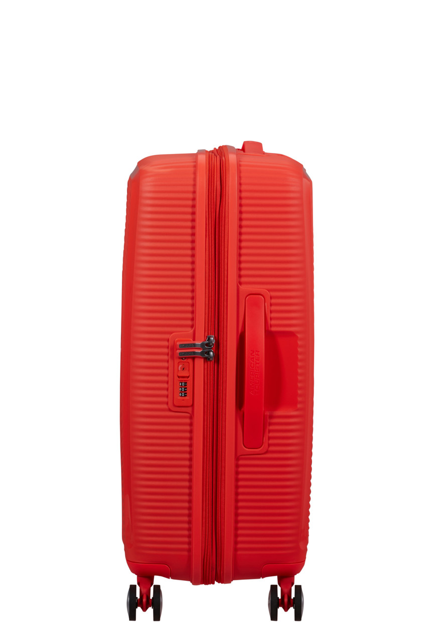 Saleys Travel Bags American Tourister Soundbox Exp Spinner 67cm - Neon Orange - Image 10