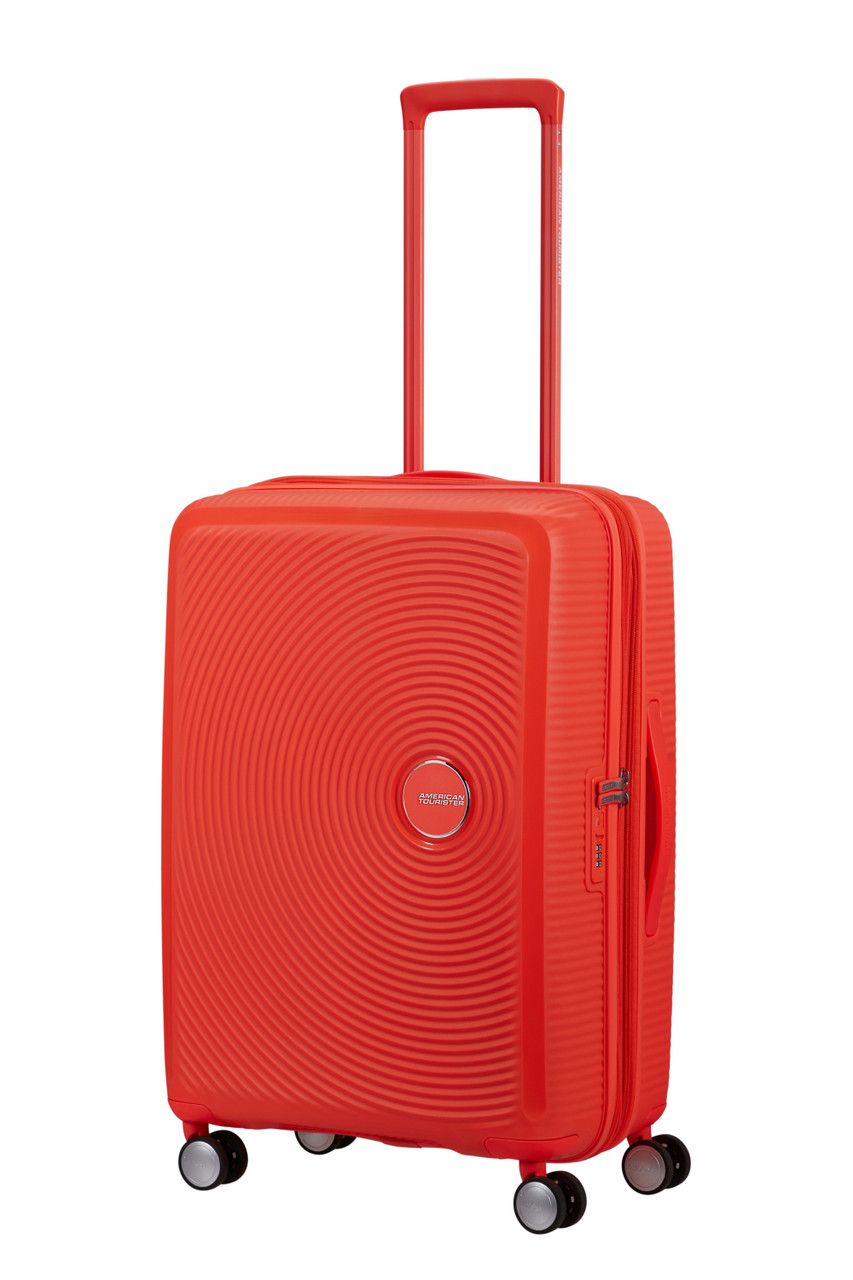 Saleys Travel Bags American Tourister Soundbox Exp Spinner 67cm - Neon Orange - Image 4