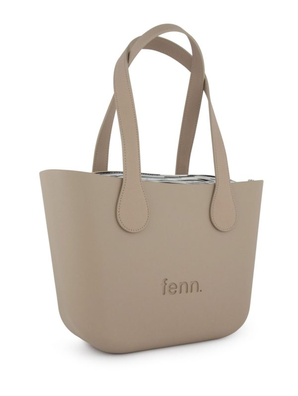FENN: Petite - Stone/Gold Zip/Light Stone Flat Handle