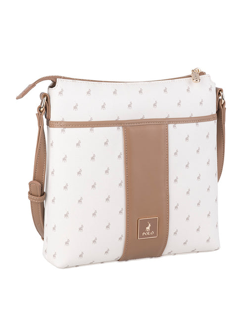 Saleys Travel Bags Polo Kensington Crossbody - White - Image 2