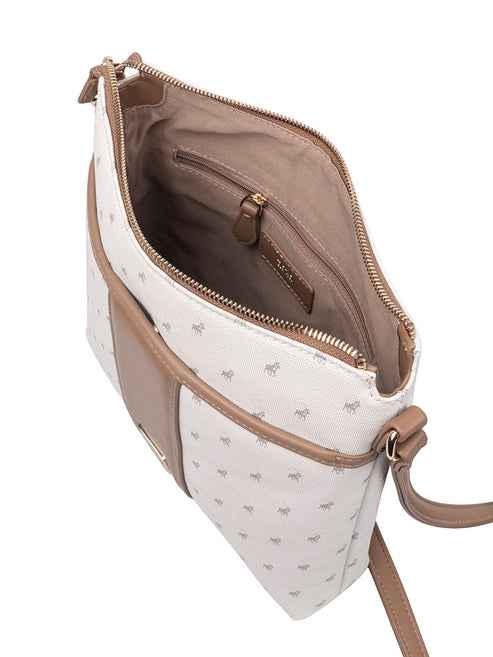 Saleys Travel Bags Polo Kensington Crossbody - White - Image 4