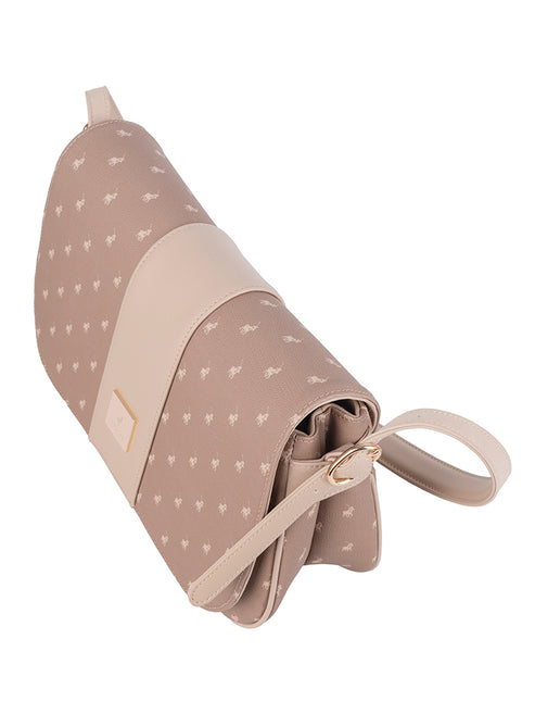 Saleys Travel Bags Polo Kensington Flapover Shoulder Bag - Brown - Image 2