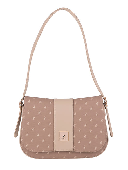 Saleys Travel Bags Polo Kensington Flapover Shoulder Bag - Brown - Image 5