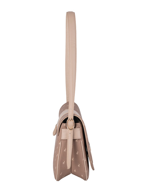 Saleys Travel Bags Polo Kensington Flapover Shoulder Bag - Brown - Image 6