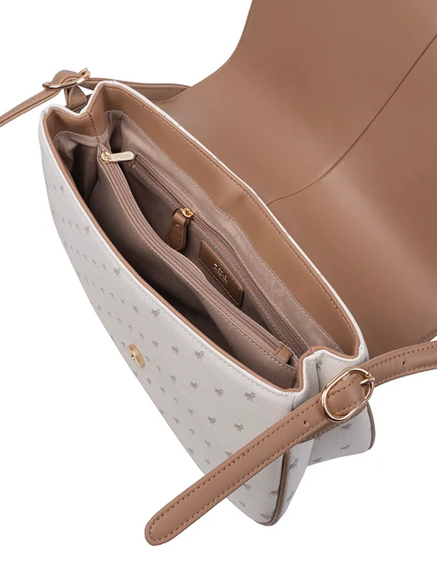 Saleys Travel Bags Polo Kensington Flapover Shoulder Bag - White - Image 8