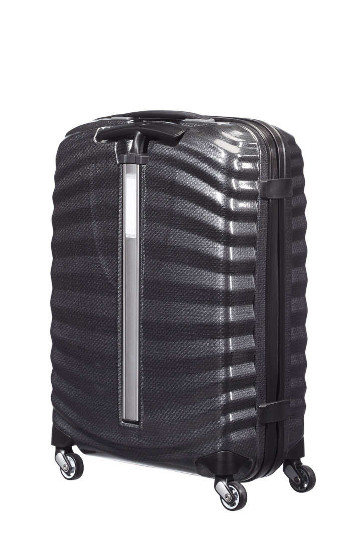 Saleys Travel Bags Samsonite: Lite-Shock (55cm) Carry on Spinner - Black - Image 2