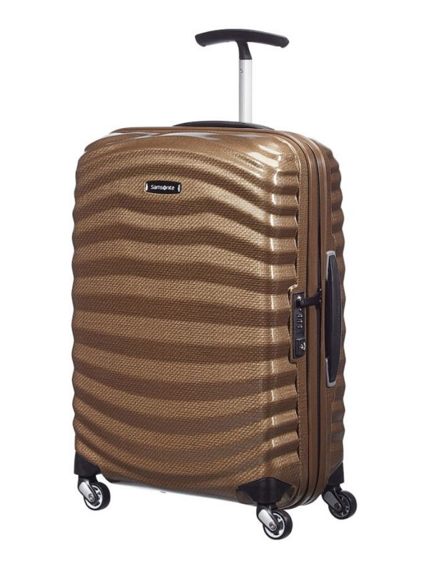 Samsonite: Lite-Shock (55cm) Carry on Spinner - Sand