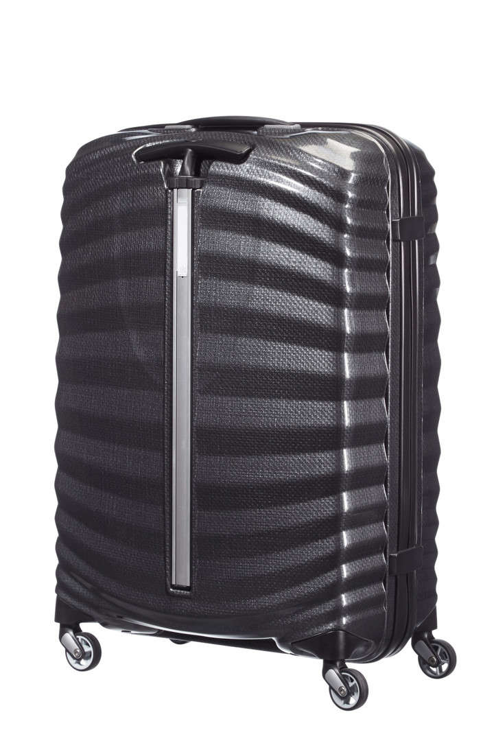 Saleys Travel Bags Samsonite: Lite-Shock (69cm) Medium Spinner - Black - Image 2