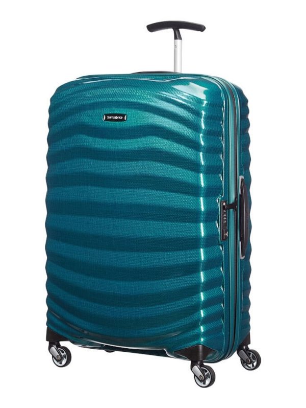 Samsonite: Lite-Shock (69cm) Medium Spinner - Petronus Blue