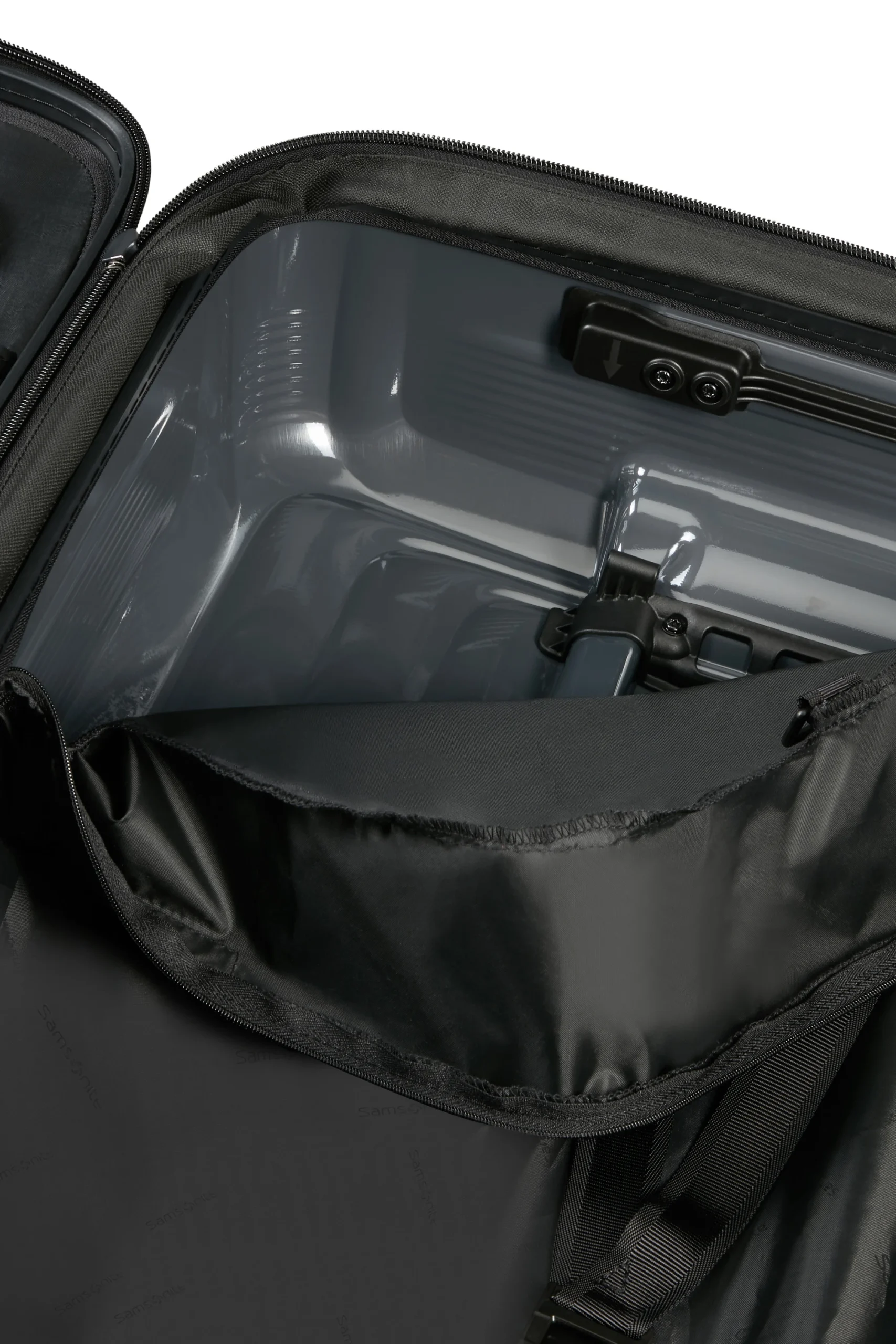 Saleys Travel Bags Samsonite: Nuon Spinner Expandable 69cm Medium - Matte Graphite - Image 6