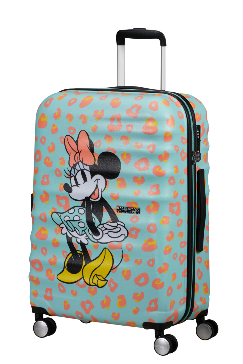 Saleys Travel Bags American Tourister Wavebreaker Disney Spinner 67cm - Minnie Pastel Dots - Image 3