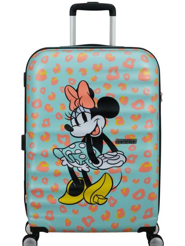 American Tourister Wavebreaker Disney Spinner 67cm - Minnie Pastel Dots