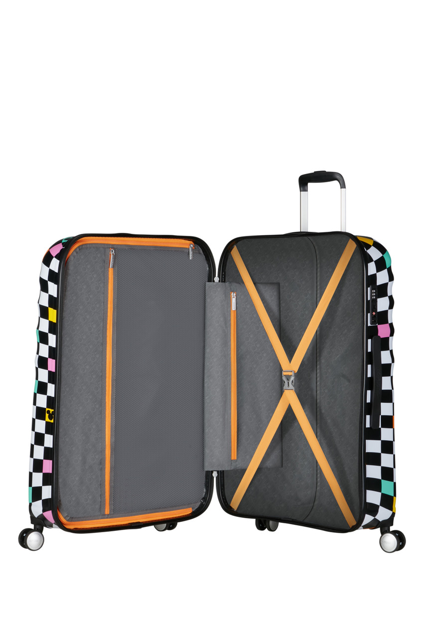 Saleys Travel Bags American Tourister Wavebreaker Disney Spinner 77cm - Mickey Check - Image 3