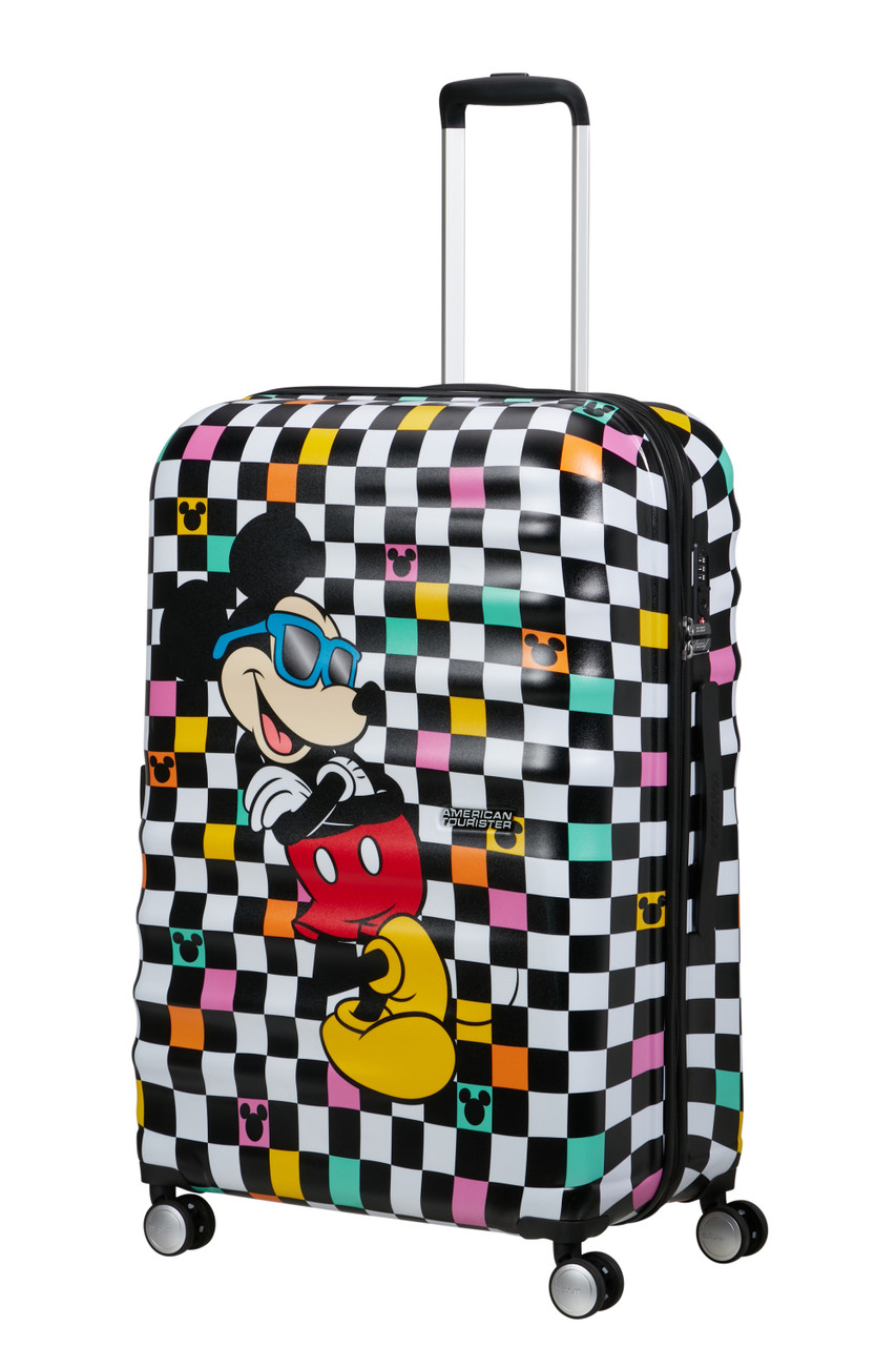 Saleys Travel Bags American Tourister Wavebreaker Disney Spinner 77cm - Mickey Check - Image 6