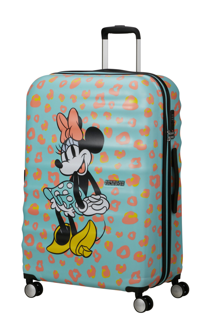 Saleys Travel Bags American Tourister Wavebreaker Disney Spinner 77cm - Minnie Pastel Dots - Image 3