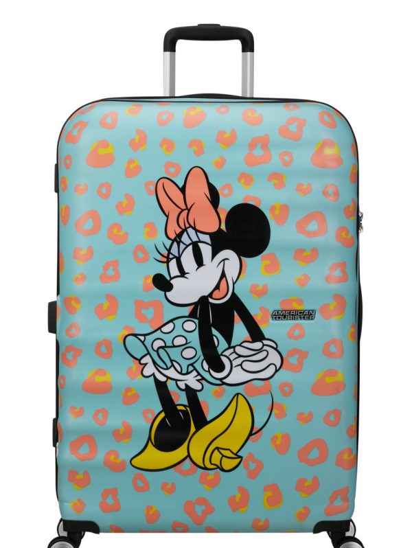 American Tourister Wavebreaker Disney Spinner 77cm - Minnie Pastel Dots