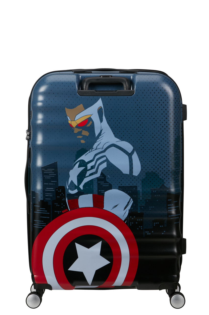 Saleys Travel Bags American Tourister Wavebreaker Disney Spinner 77cm - Marvel Captain American City - Image 3