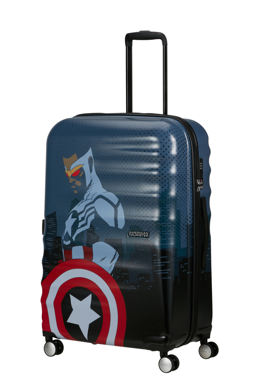 Saleys Travel Bags American Tourister Wavebreaker Disney Spinner 77cm - Marvel Captain American City - Image 6